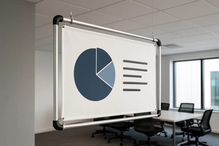 Waarom kiezen voor een hangend spandoekframe?